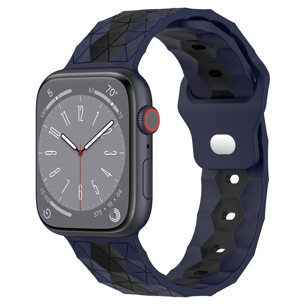 Smuk Silikone Universal Rem passer til Apple Smartwatch - Blå#serie_9