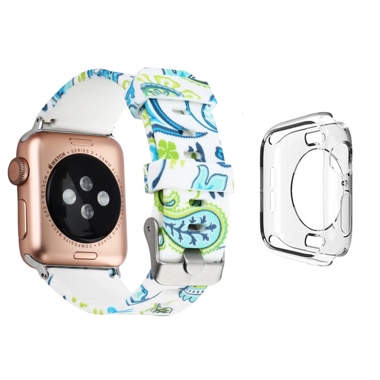 Silikone Cover passer til Apple Watch Series 1-3 42mm - Grøn#serie_2