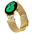 20mm rhinestone décor stainless steel strap for Samsung Galaxy Watch - Gold
