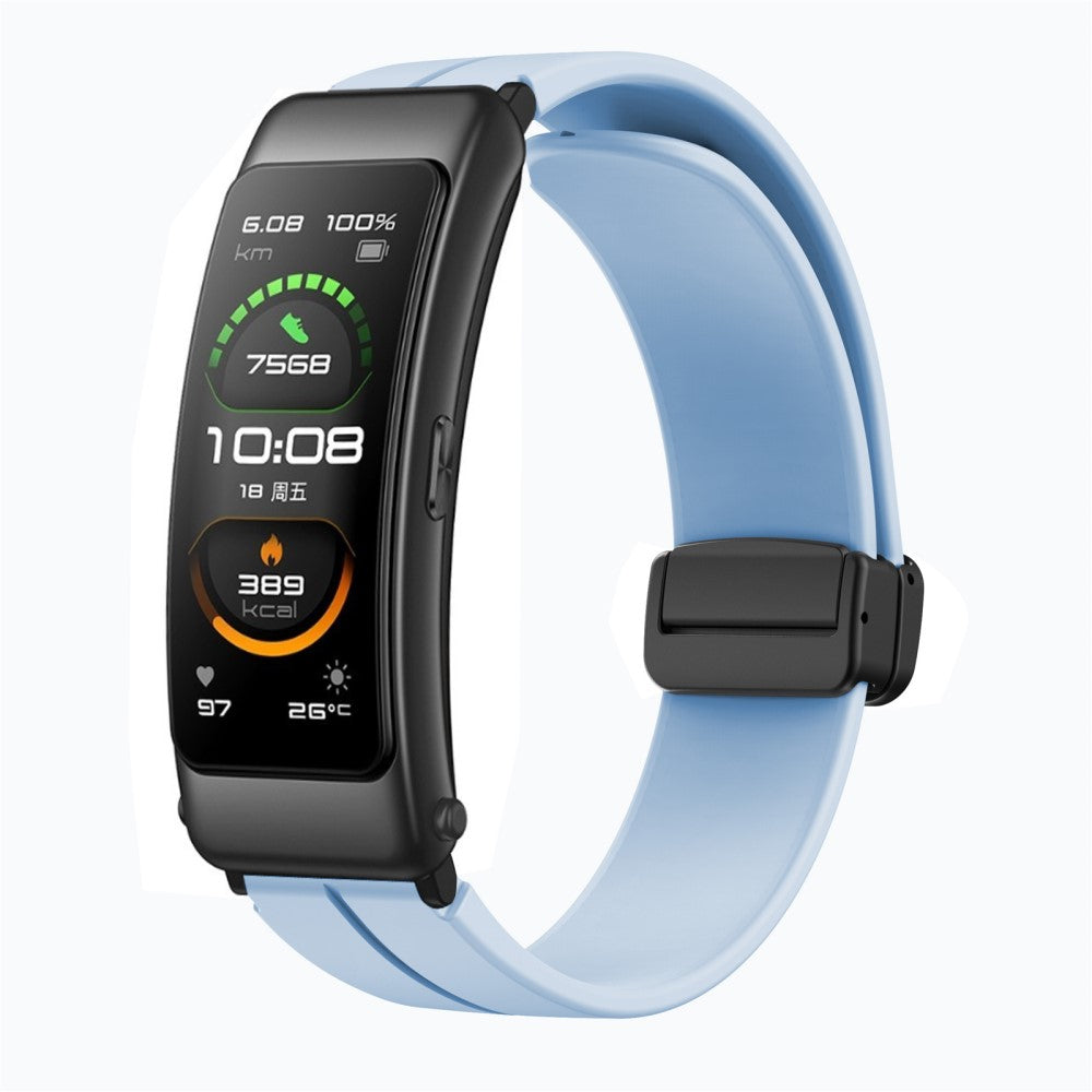 Helt Vildt Sejt Silikone Universal Rem passer til Smartwatch - Blå#serie_10