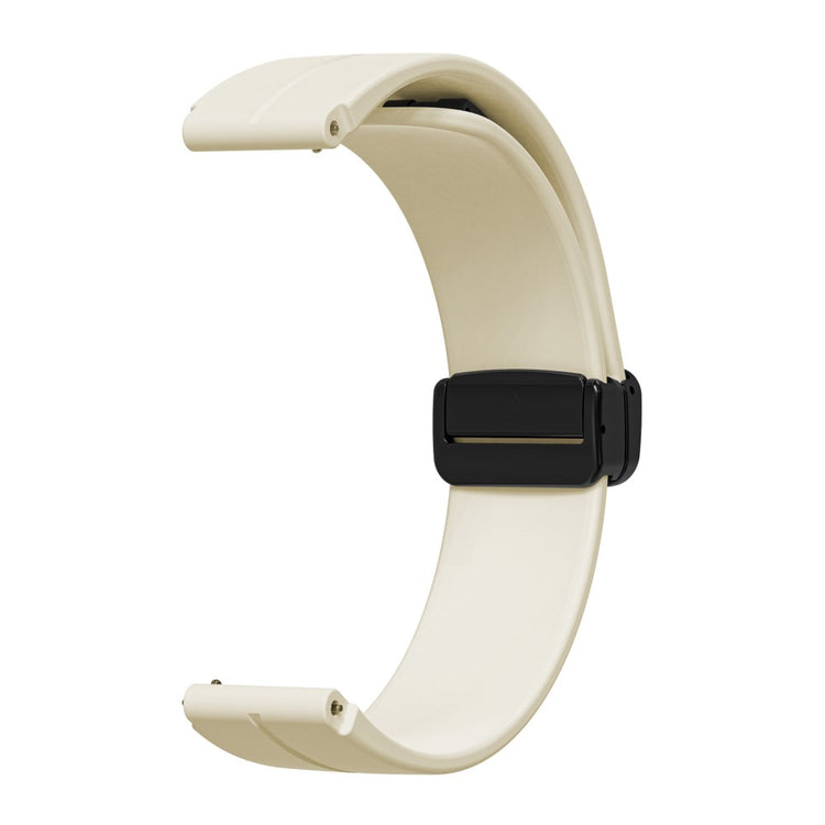 Helt Vildt Sejt Silikone Universal Rem passer til Smartwatch - Hvid#serie_14