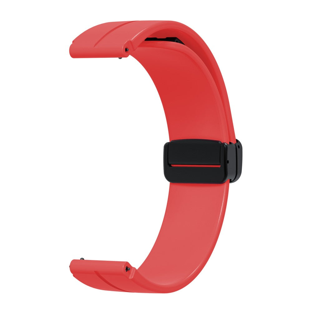 Helt Vildt Sejt Silikone Universal Rem passer til Smartwatch - Rød#serie_5