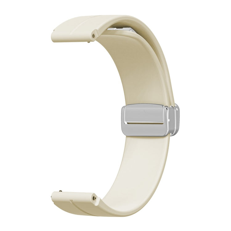 Helt Vildt Komfortabel Silikone Universal Rem passer til Smartwatch - Hvid#serie_14