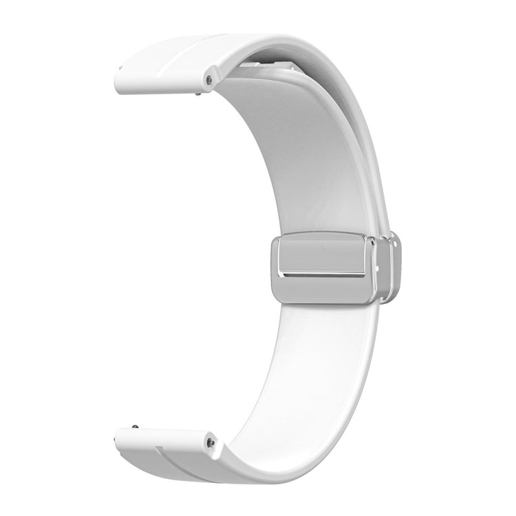 Helt Vildt Komfortabel Silikone Universal Rem passer til Smartwatch - Hvid#serie_2