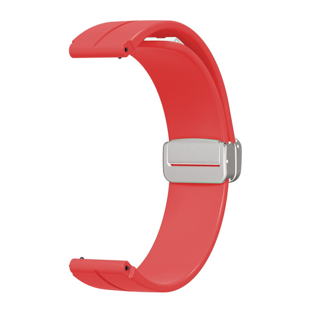 Helt Vildt Komfortabel Silikone Universal Rem passer til Smartwatch - Rød#serie_5