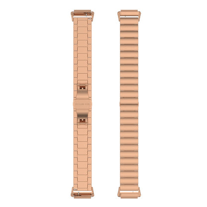Vildt Skøn Metal Rem passer til Huawei Band 7 - Pink#serie_039