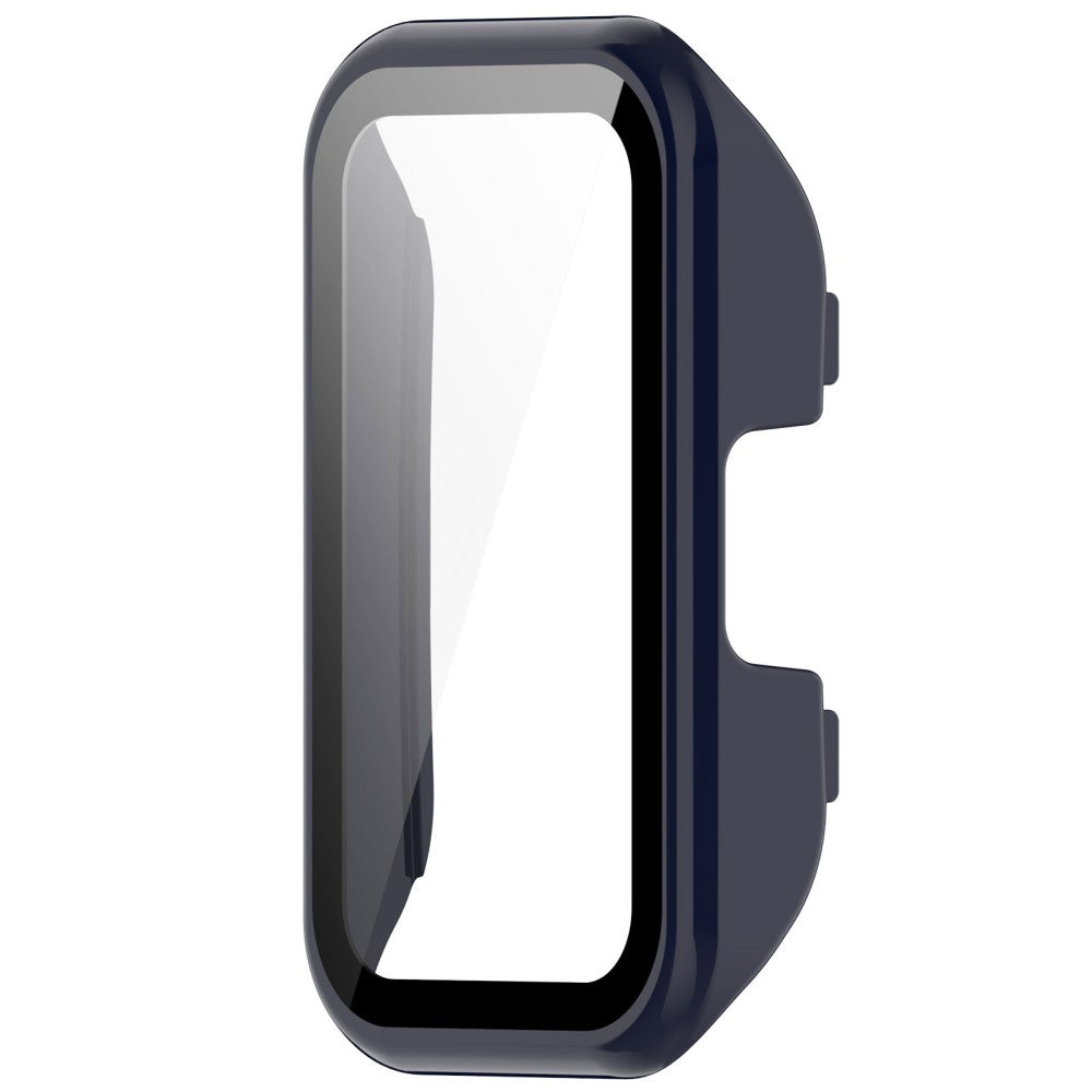 Super Pænt Cover med Skærmbeskytter i Plastik og Hærdet Glas passer til Huawei Band 8 - Blå#serie_4