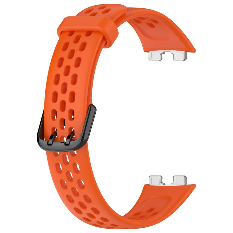 Helt Vildt Fint Silikone Rem passer til Huawei Band 8 - Orange#serie_3