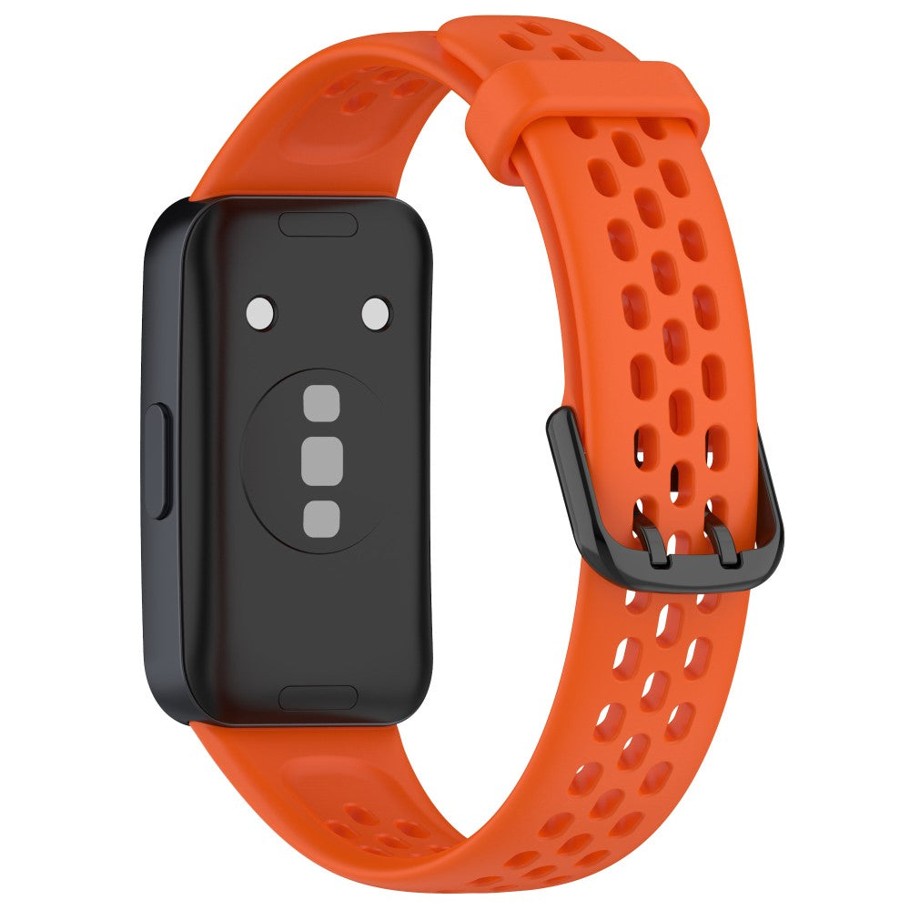 Helt Vildt Fint Silikone Rem passer til Huawei Band 8 - Orange#serie_3