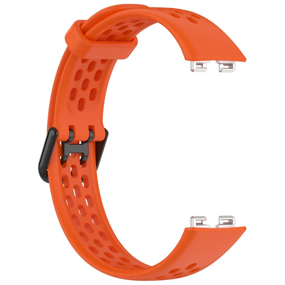 Helt Vildt Holdbart Silikone Rem passer til Huawei Band 8 - Orange#serie_9