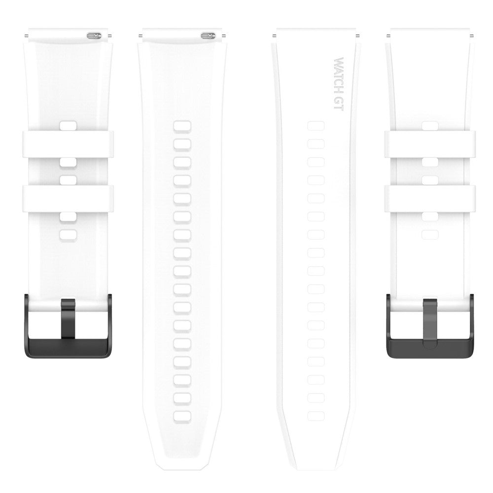Vildt Sejt Silikone Universal Rem passer til Smartwatch - Hvid#serie_12
