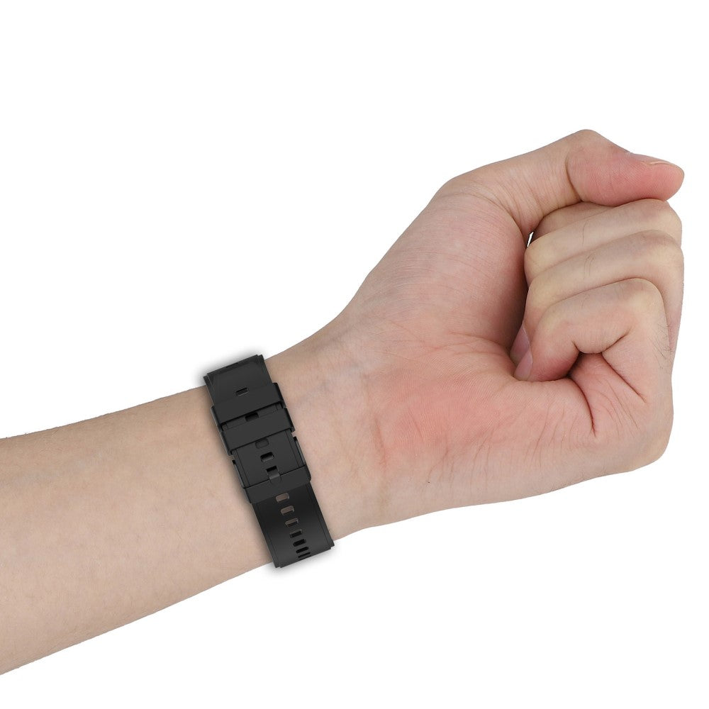Vildt Sejt Silikone Universal Rem passer til Smartwatch - Rød#serie_2