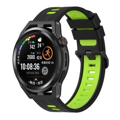 Smuk Metal Og Silikone Universal Rem passer til Smartwatch - Grøn#serie_5