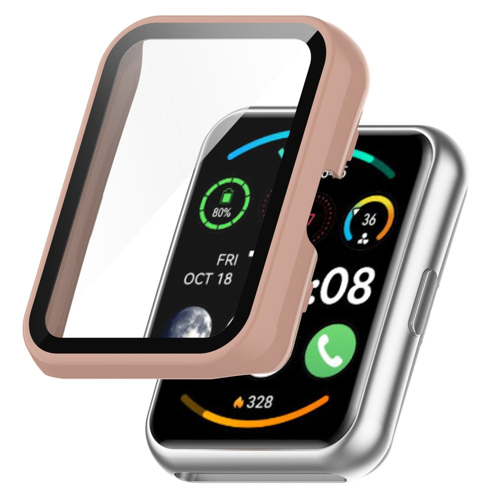 Huawei Watch Fit New / Special Edition / Fit cover with screen protector - Pink#serie_6