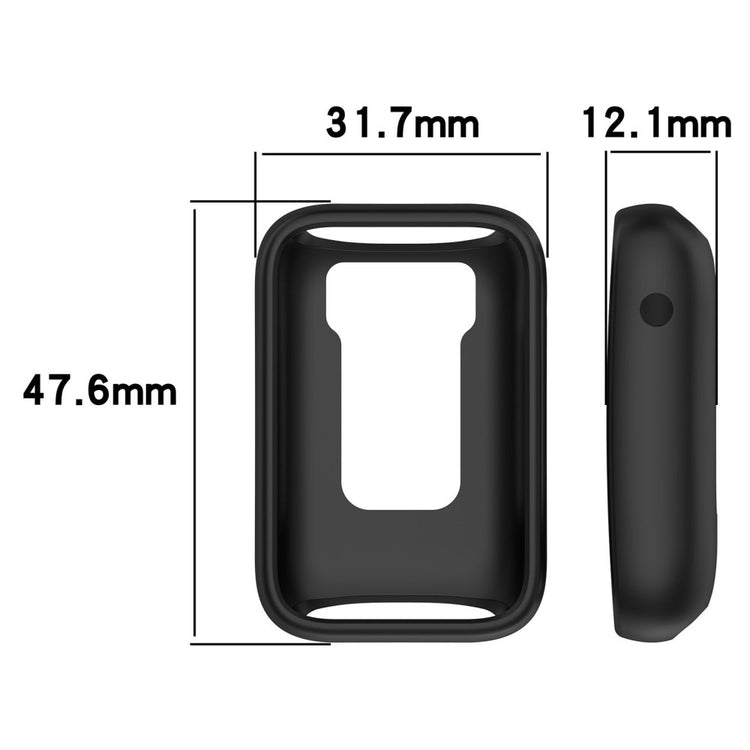 Fed Silikone Cover passer til Xiaomi Mi Band 7 Pro - Hvid#serie_8