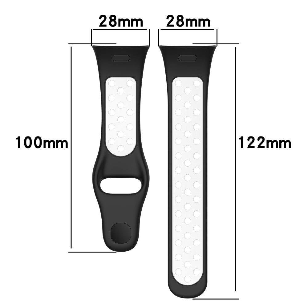 Silikone Universal Rem passer til Xiaomi Redmi Watch 3 / Xiaomi Mi Watch Lite 3 - Sort#serie_1