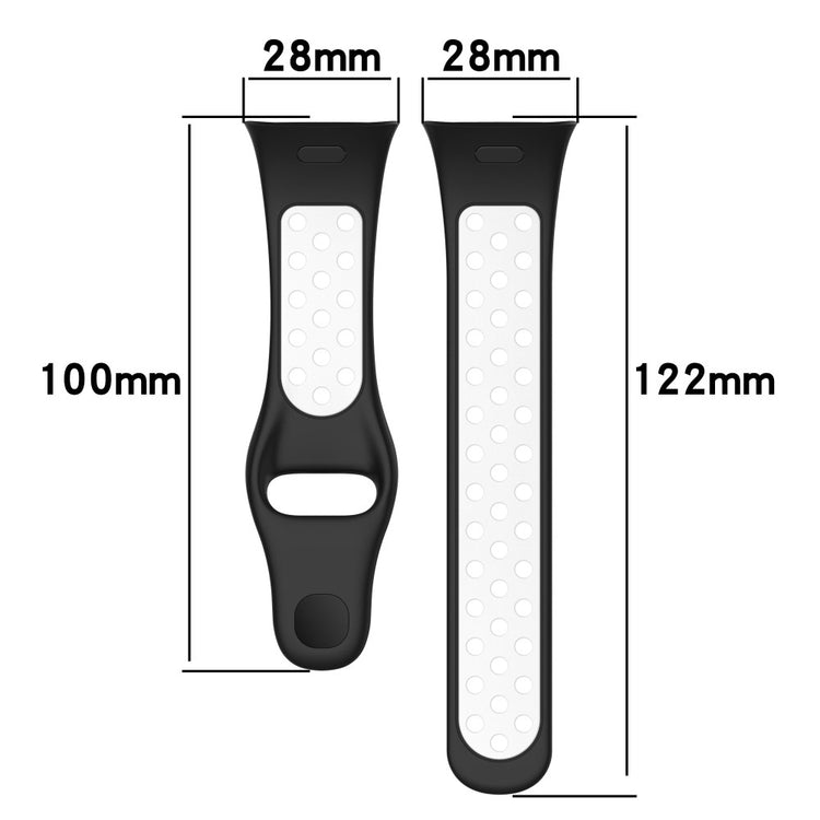 Silikone Universal Rem passer til Xiaomi Redmi Watch 3 / Xiaomi Mi Watch Lite 3 - Sort#serie_1