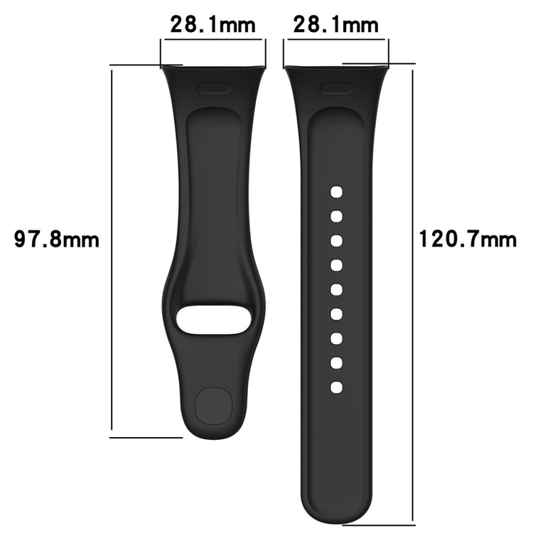 Silikone Universal Rem passer til Xiaomi Redmi Watch 3 / Xiaomi Mi Watch Lite 3 - Lilla#serie_11