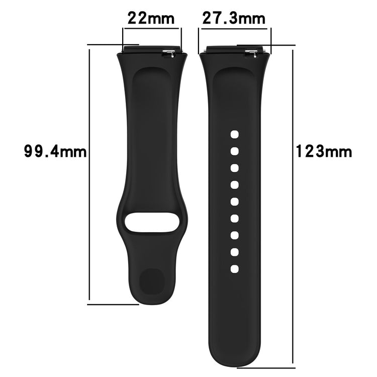 Silikone Universal Rem passer til Xiaomi Redmi Watch 3 Active / Xiaomi Mi Watch Lite 3 - Rød#serie_6