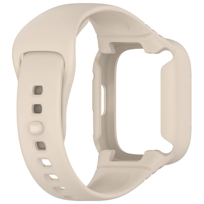 Vildt Elegant Silikone Rem passer til Xiaomi Redmi Watch 3 - Hvid#serie_8