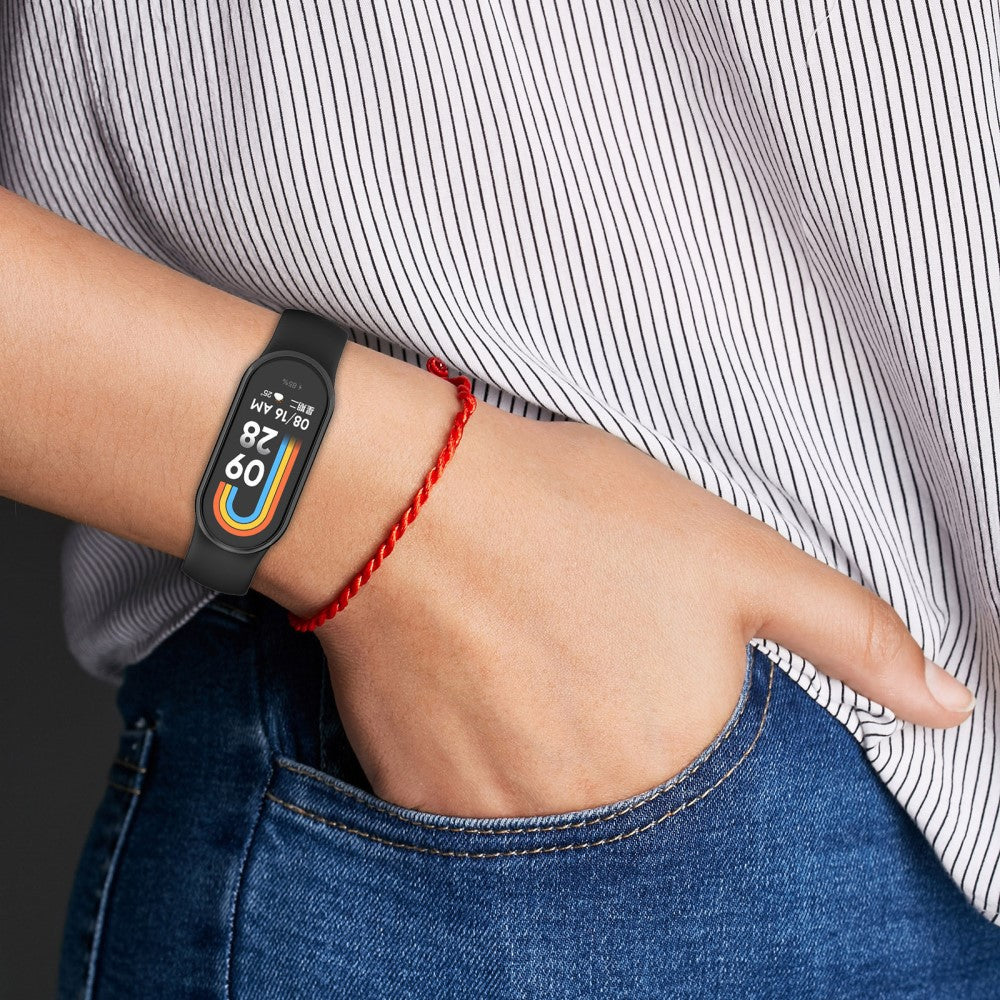 Vildt Flot Silikone Rem passer til Xiaomi Smart Band 8 - Pink#serie_10