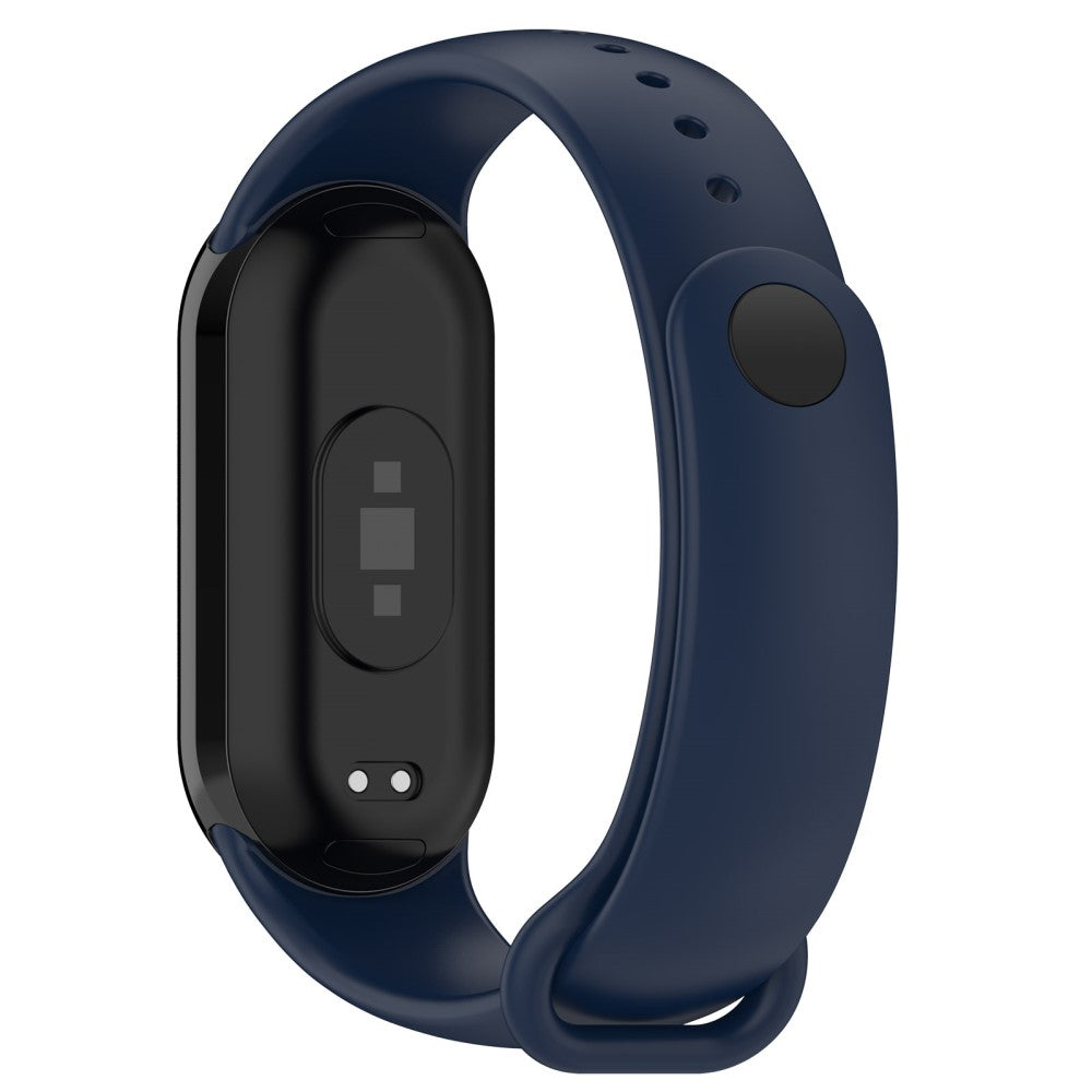 Vildt Flot Silikone Rem passer til Xiaomi Smart Band 8 - Blå#serie_2