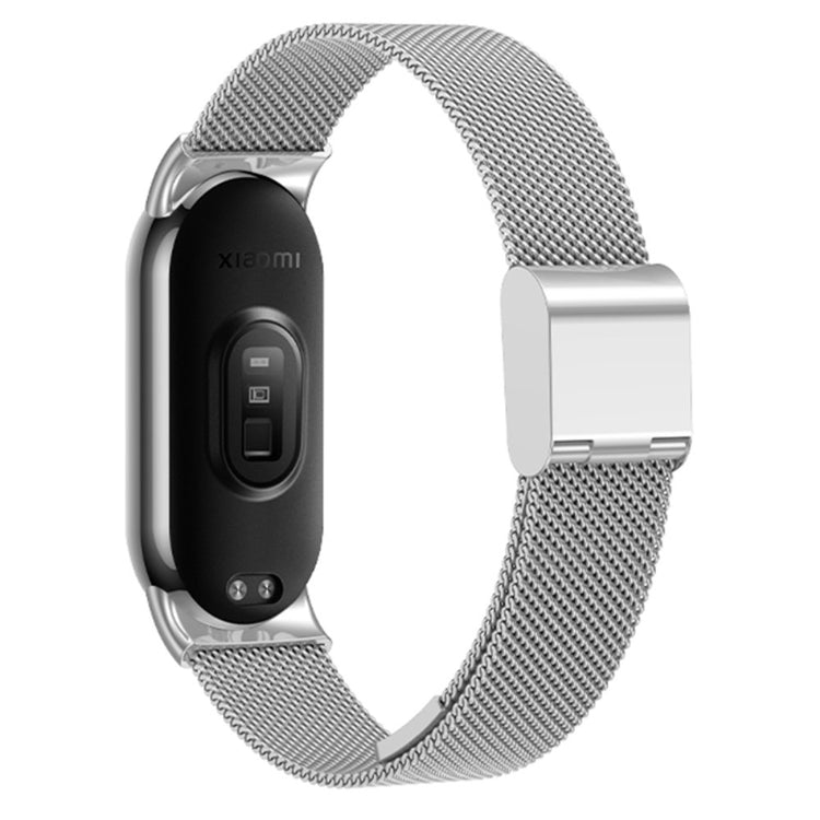 Meget Elegant Metal Rem passer til Xiaomi Smart Band 8 - Sølv#serie_8