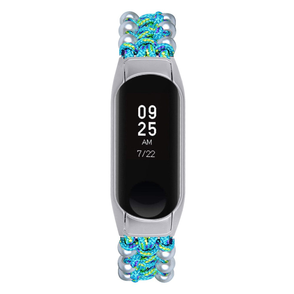 Rigtigt Godt Nylon Rem passer til Xiaomi Smart Band 8 - Blå#serie_7