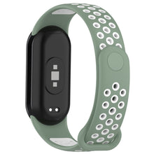 Mega Elegant Silikone Rem passer til Xiaomi Smart Band 8 - Grøn#serie_8