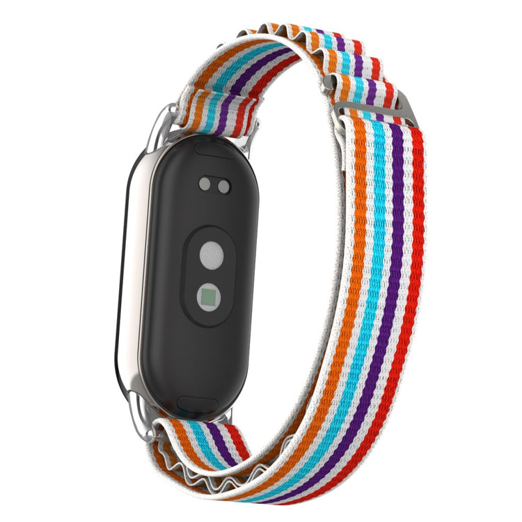 Meget Fed Nylon Rem passer til Xiaomi Smart Band 8 - Flerfarvet#serie_1