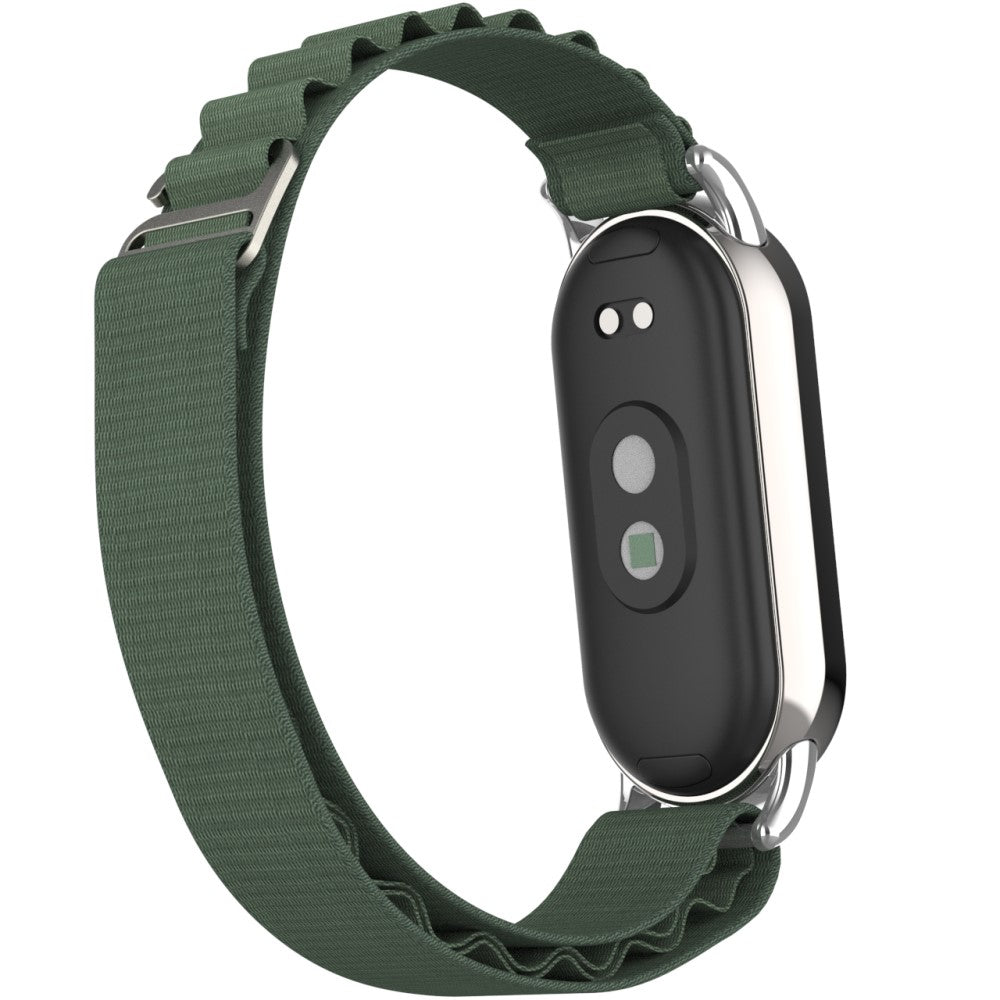 Meget Fed Nylon Rem passer til Xiaomi Smart Band 8 - Grøn#serie_6