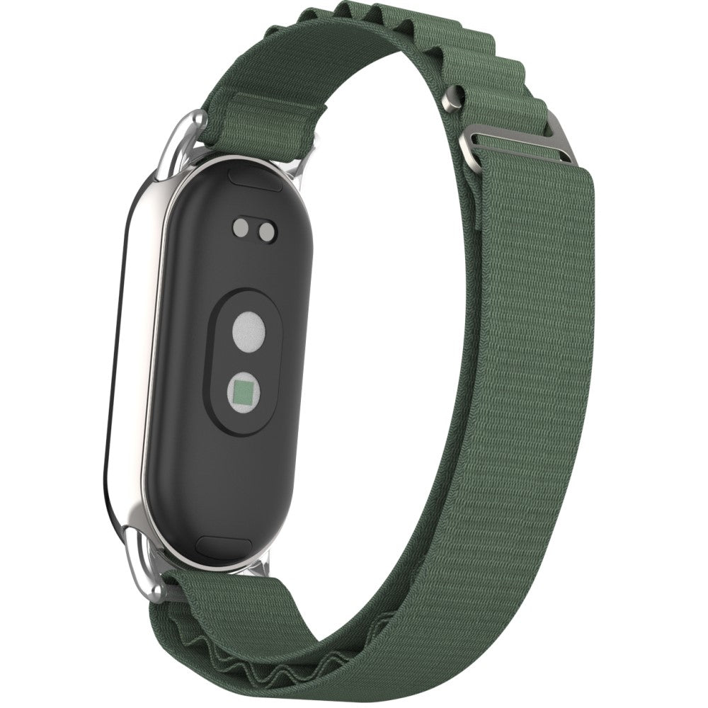 Meget Fed Nylon Rem passer til Xiaomi Smart Band 8 - Grøn#serie_6