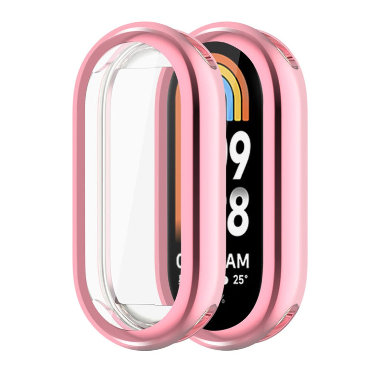 Godt Silikone Cover passer til Xiaomi Smart Band 8 - Pink#serie_4