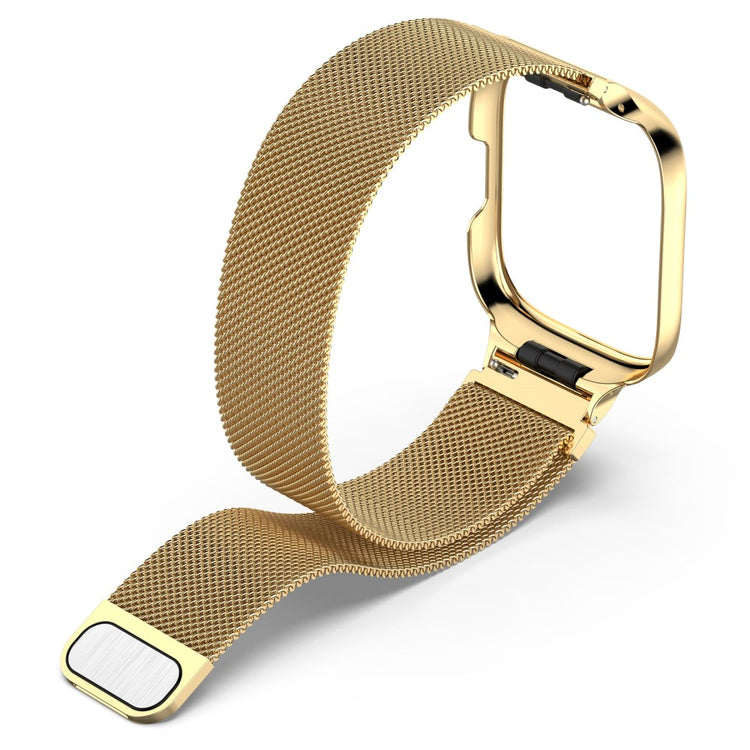 Metal Og Plastik Universal Rem passer til Xiaomi Redmi Watch 3 Active / Xiaomi Mi Watch Lite 3 - Guld#serie_2