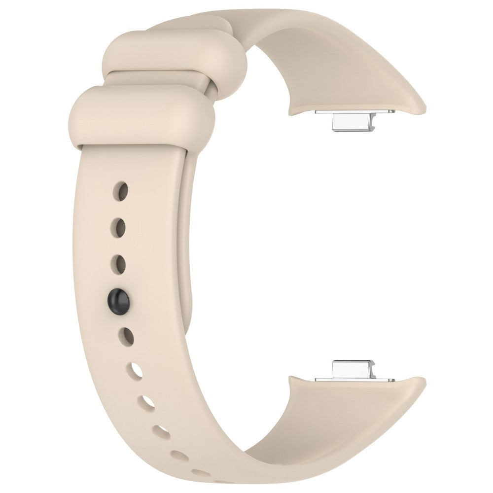 Vildt Hårdfør Silikone Rem passer til Xiaomi Smart Band 8 Pro - Hvid#serie_10