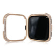 Mega Goed Fitbit Versa 1 Metaal en Strass Hoesje