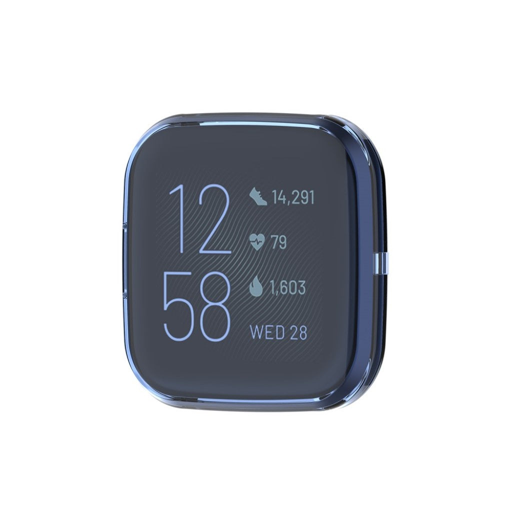 Meget Flot Fitbit Versa 2 Silikone Cover - Blå#serie_5