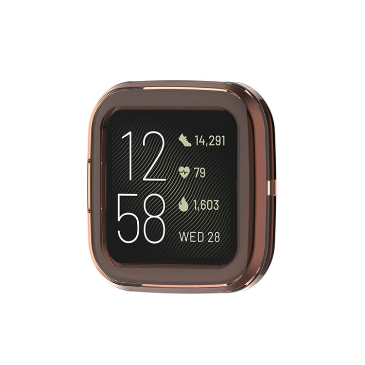 Super Godt Fitbit Versa 2 Silikone Cover - Orange#serie_1