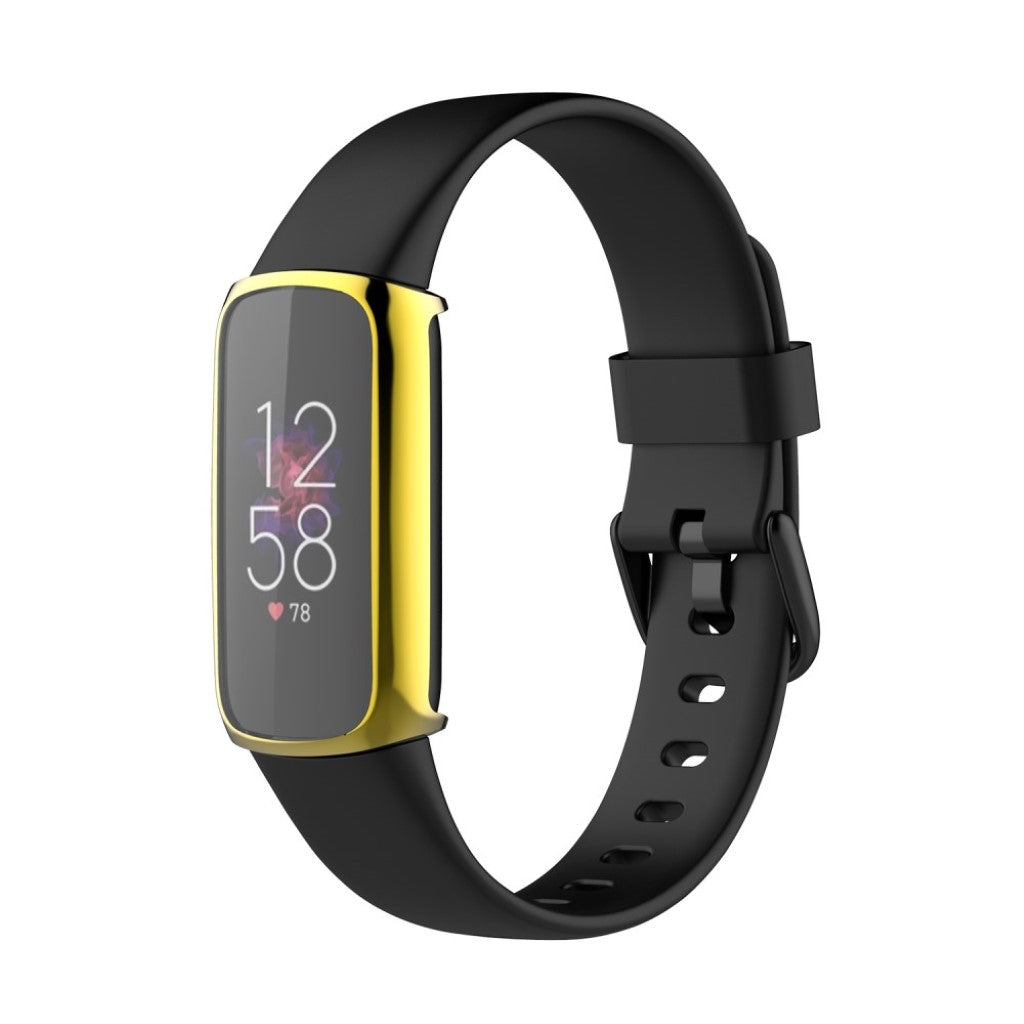 Alle Tiders Silikone Cover til Fitbit Luxe - Guld#serie_5