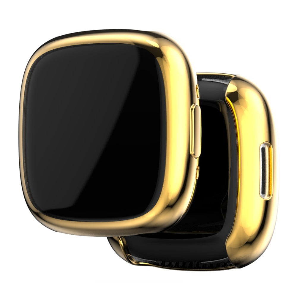 Super Godt Silikone Cover til Fitbit Versa 4 - Guld#serie_6