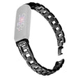 Fitbit Inspire 3 G-shape rhinestone décor metal strap