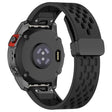 20mm multi-hole style silicone strap with buckle for Garmin Watch
