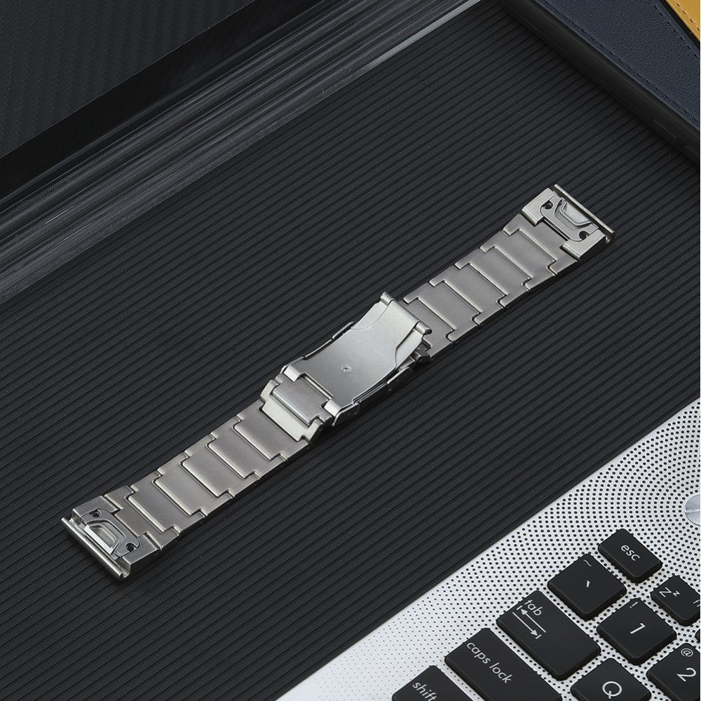 Mega Fed Metal Universal Rem passer til Smartwatch - Sølv#serie_1