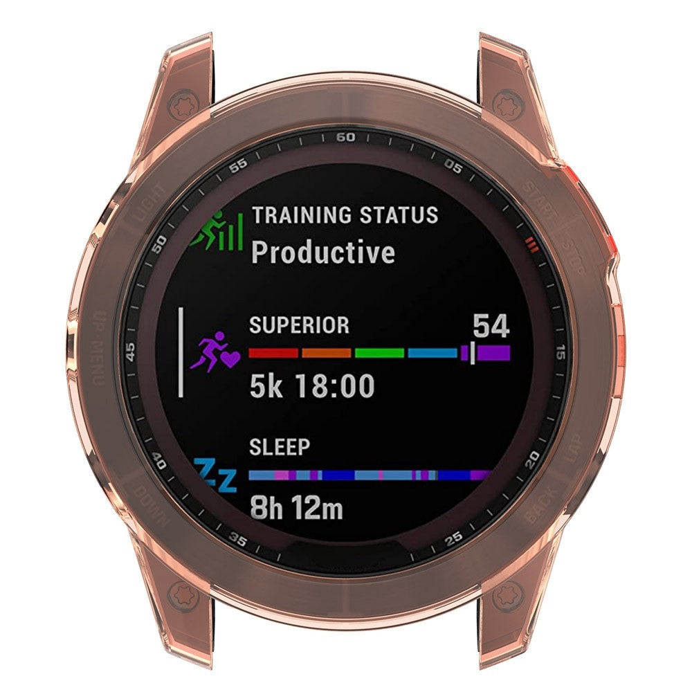 Vildt Flot Silikone Cover til Garmin Fenix 7X - Pink#serie_1