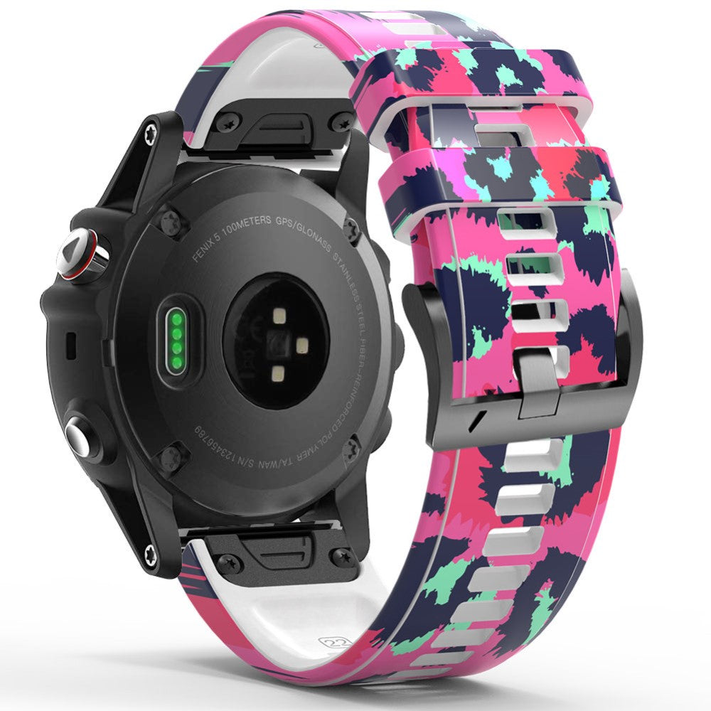 Mega Pænt Silikone Universal Rem passer til Smartwatch - Pink#serie_5