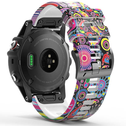 Mega Pænt Silikone Universal Rem passer til Smartwatch - Flerfarvet#serie_6