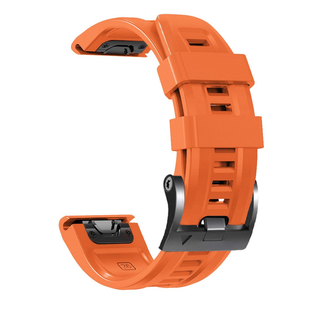 Super Skøn Silikone Universal Rem passer til Smartwatch - Orange#serie_3