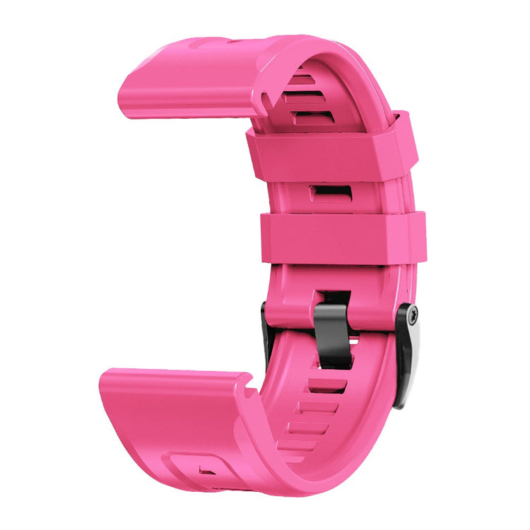 Super Skøn Silikone Universal Rem passer til Smartwatch - Pink#serie_4