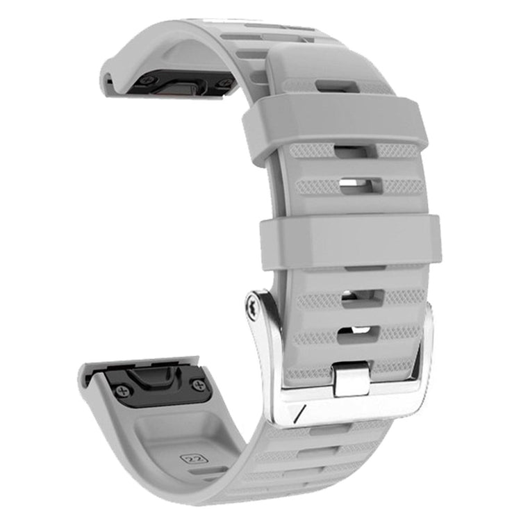 Vildt Fed Silikone Universal Rem passer til Smartwatch - Sølv#serie_6