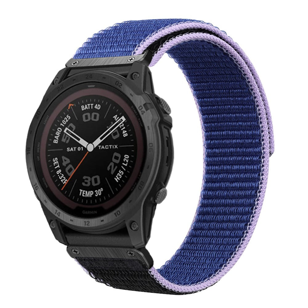 Meget Fed Nylon Universal Rem passer til Smartwatch - Blå#serie_3